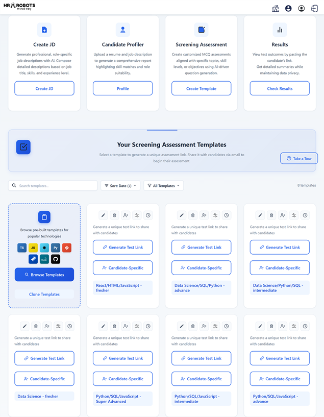 HR Robots Platform